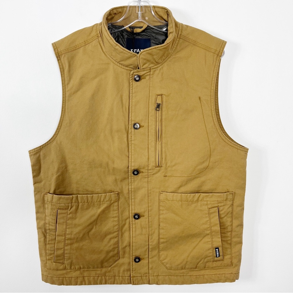 Prana Trembly Padded Vest Jacket Size Large NWT Neutral Embark Brown
